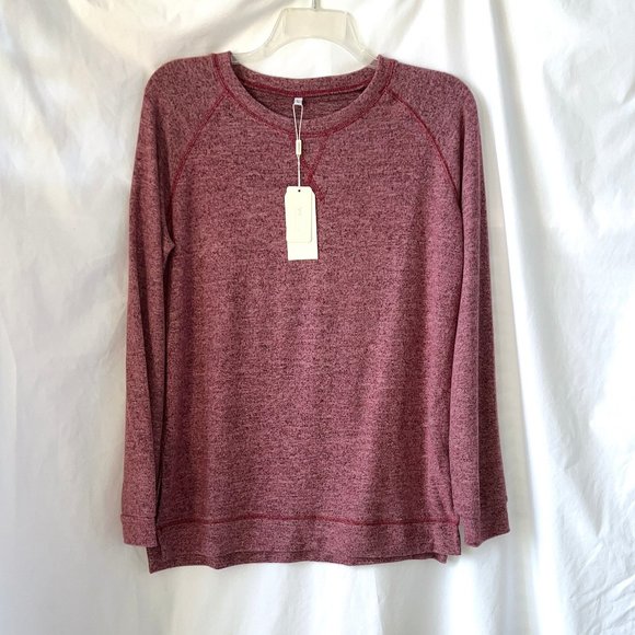 NEW Long Sleeve Lightweight Side Split Pullover Tunic by Aokosor, Size Large - Picture 1 of 13